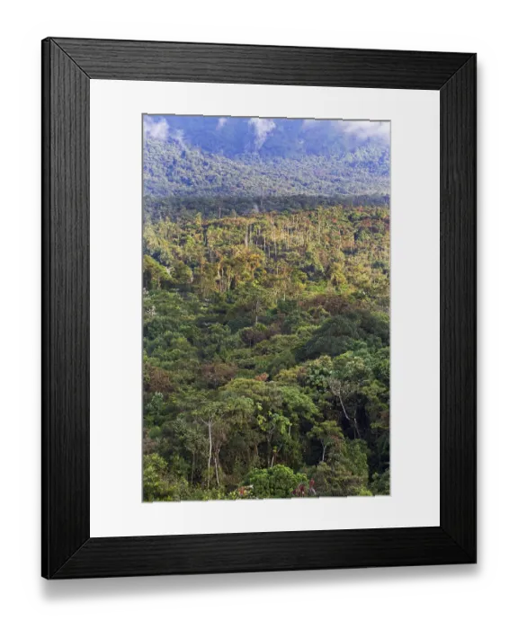 Framed Print : San Isidro West slope Andes Ecuador