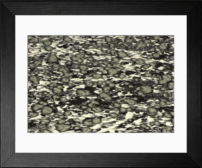 Framed Print : Ice structure Netherlands, IJs structuur Nederland