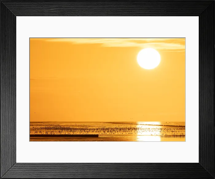 Framed Print : evening, landscape, sea, island