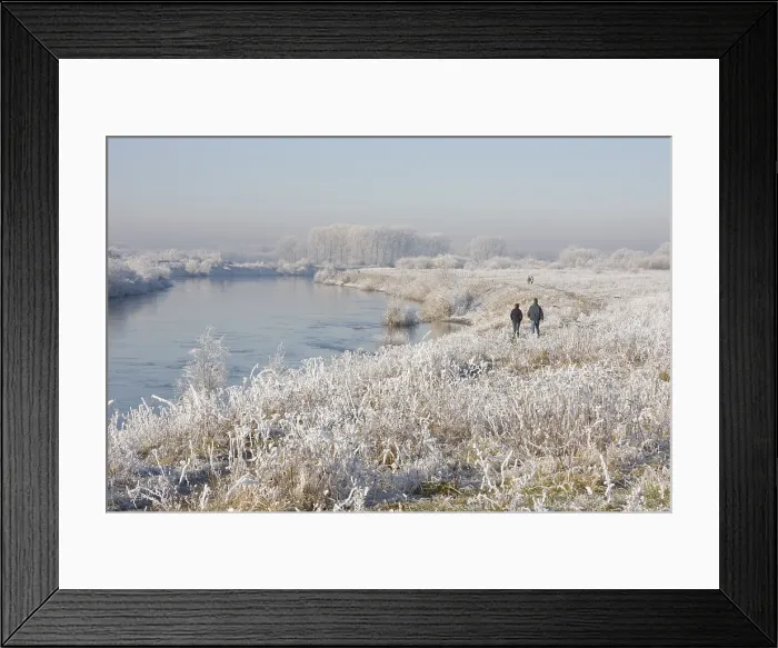Framed Print : Wandelaars; Pedestrians