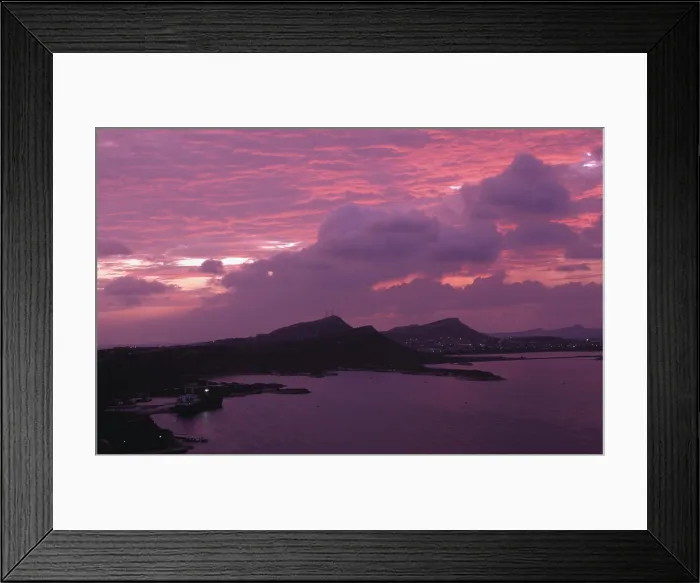 Framed Print : Sunset Schottegat