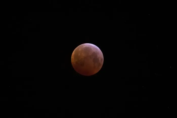Framed Print : Blood Moon in total lunar eclipse