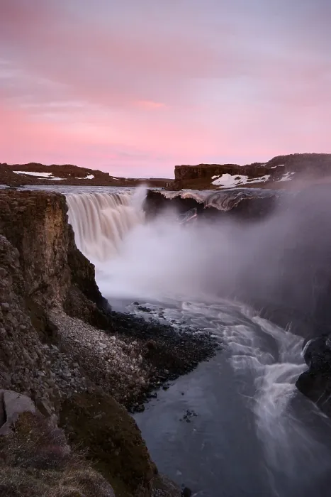 Framed Print : Dettifoss. Waterval Dettifoss; Waterfall at Dettifoss