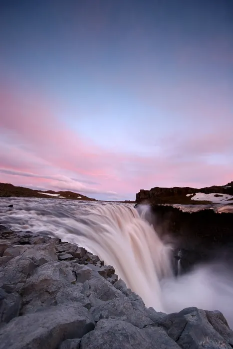 Framed Print : Dettifoss. Waterval Dettifoss; Waterfall at Dettifoss