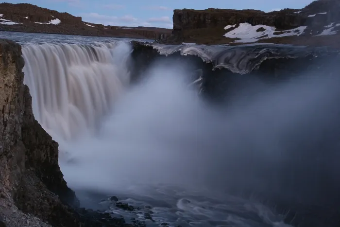 Framed Print : Dettifoss. Waterval Dettifoss; Waterfall at Dettifoss