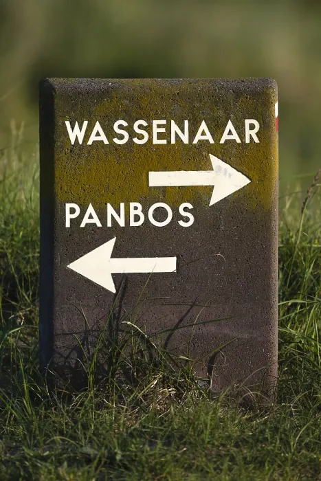 Framed Print : Direction sign