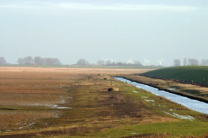 Framed Print : Dollard. Nieuw Statenzijl