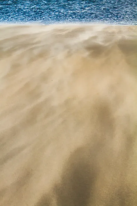 Framed Print : Drifting sand