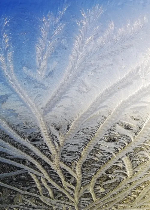 Framed Print : Frost on window Framed Print : Frost on window