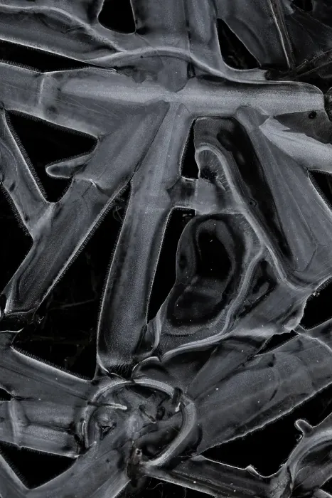 Framed Print : Ice crystals