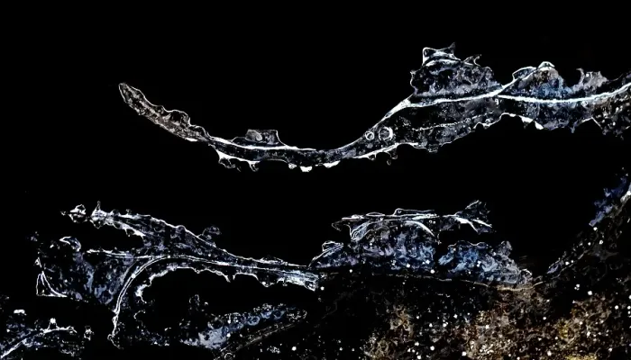 Framed Print : ijs, ice. ijs en water, Ice and water