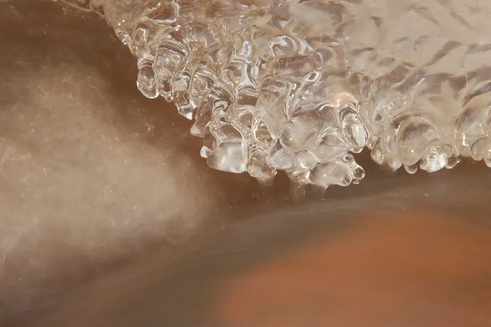 Framed Print : IJs, Ice. Water en ijs; Water and Ice