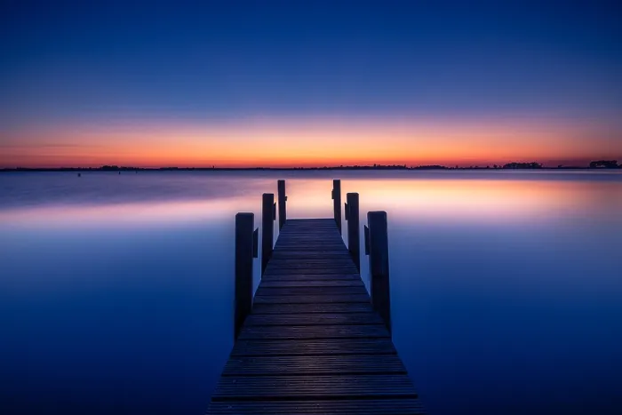 Framed Print : Jetty after sunset Framed Print : Jetty after sunset