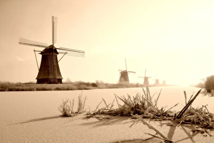 Framed Print : Kinderdijk