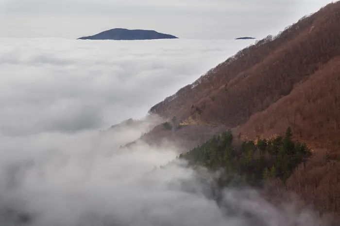 Framed Print : Landscape with clouds