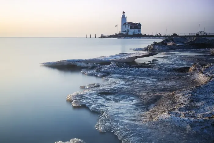 Framed Print : Lighthouse Marken