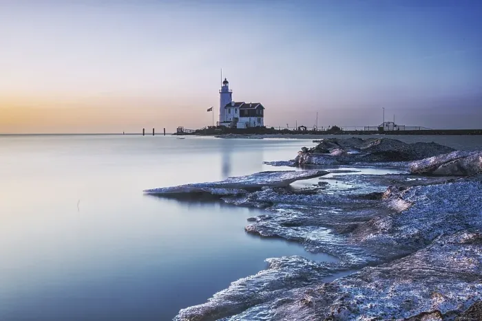 Framed Print : Lighthouse Marken
