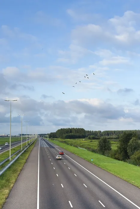 Framed Print : Overview of A4 highway Framed Print : Overview of A4 highway