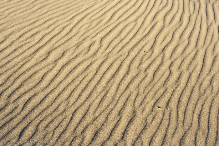 Framed Print : Patterns in sand
