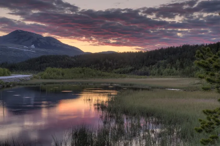 Framed Print : Rondane in Noorwegen, Rondane in Norway