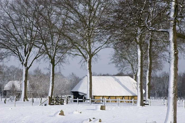 Framed Print : Schaapskooi, Sheep barn