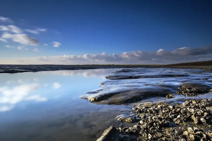Framed Print : Tide changes at Schiermonikoog