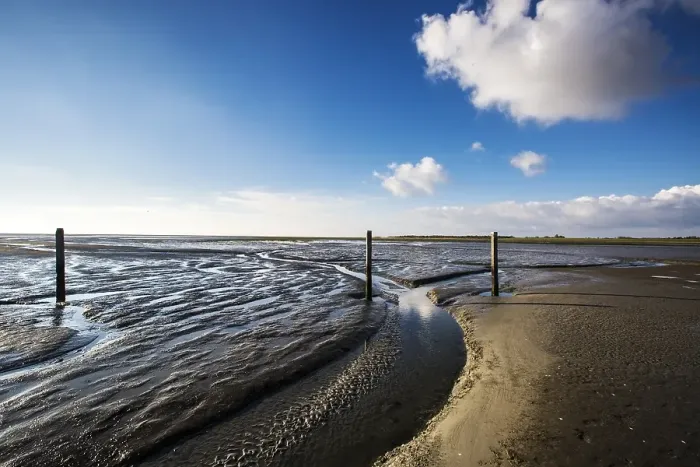 Framed Print : Tide changes at Schiermonikoog