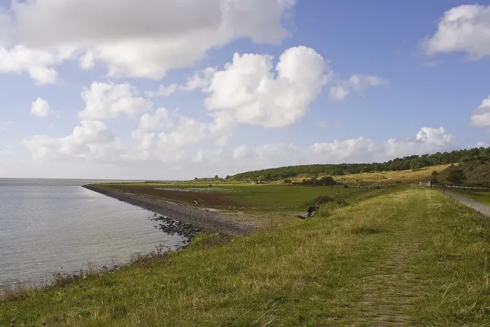 Framed Print : Vlieland. De Waddenzeekant van Vlieland; Vlieland on the Waddesea side