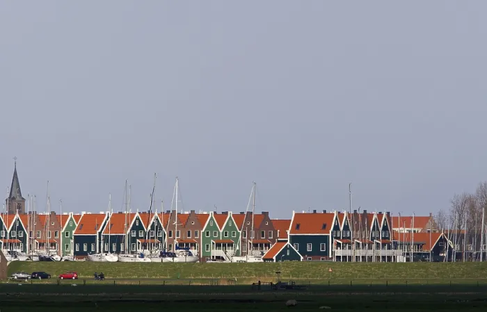 Framed Print : Volendam. Zicht op Volendam Nederland, View on Volendam Netherlands Framed Print : Volendam. Zicht op Volendam Nederland, View on Volendam Netherlands
