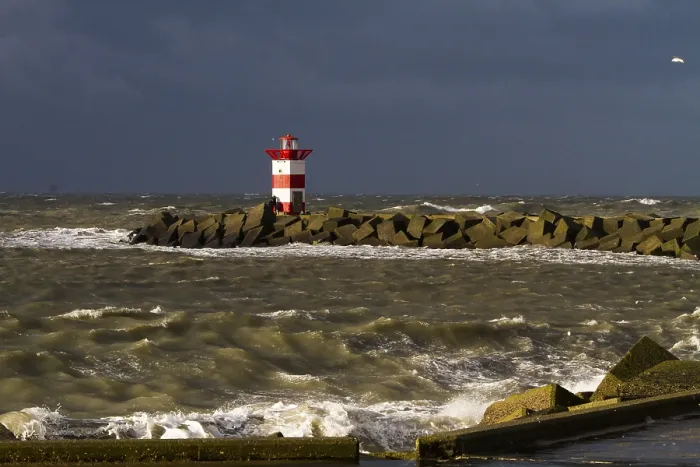 Framed Print : Vuurtoren, Lighthouse