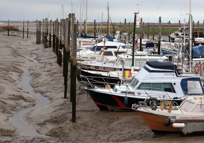 Framed Print : Westerschelde, low tide