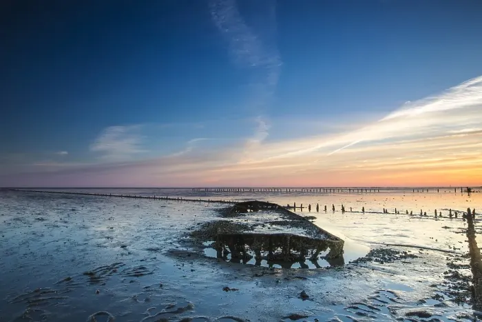 Framed Print : Wierumerwad, Waddenzee Framed Print : Wierumerwad, Waddenzee