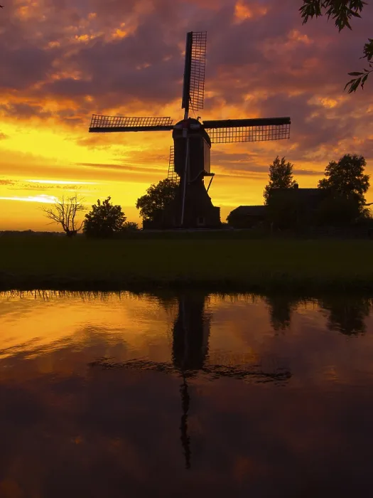 Framed Print : Windmolen; wind mill