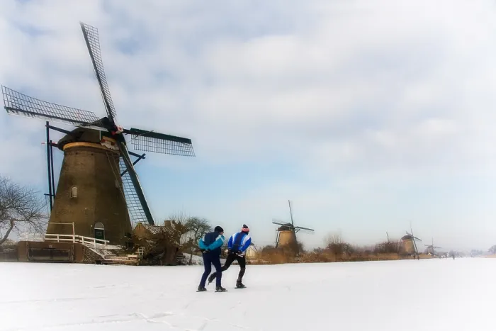 Framed Print : Winter in Nederland; Winter in Holland Framed Print : Winter in Nederland; Winter in Holland