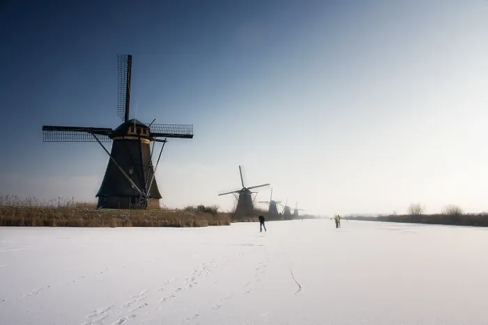 Framed Print : Winter in Nederland; Winter in Holland