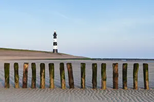 Poles Prints: Beach at Breskens in spring