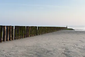 Poles Prints: Beach at Breskens in spring