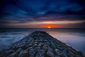 Breakwater Prints: Breakwater at Hindeloopen