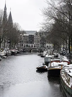 2021 Prints: Canals of Amsterdam in wintertime