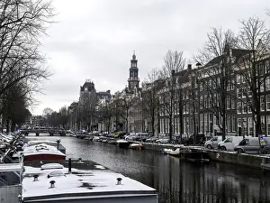 2021 Prints: Canals of Amsterdam in wintertime
