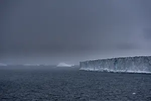 Norway Prints: The cliffs along the southern edge of the Austfonna ice cap