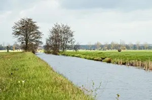Images Dated 10th April 2005: Ditch in meadow-land, Sloot in weiland
