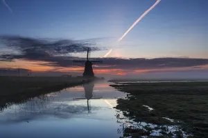 Wergea Prints: Dutch windmill