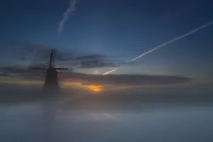 Wergea Prints: Dutch windmill