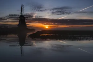 Wergea Prints: Dutch windmill
