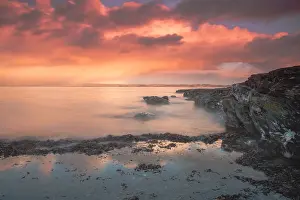 Noorwegen Prints: Magic Light Trondheimsfjord