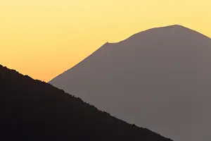 Images Dated 26th July 2015: Mount Vesuvius at sunset