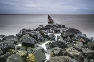 Unesco World Heritage Prints: Mudflats at Holwerd