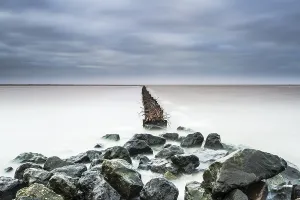 Unesco World Heritage Prints: Mudflats at Holwerd