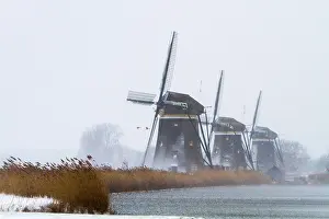 Culture Prints: Netherlands, landscape, snow, winter